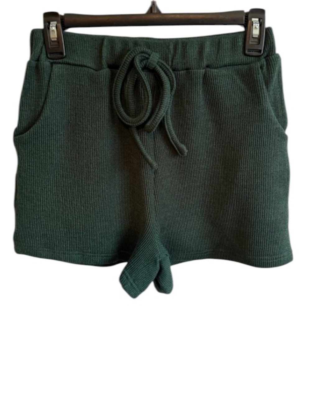 NWT! She & Sky Seaweed Green High Waist Knit Shorts